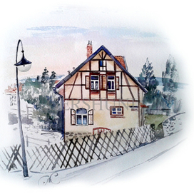 Домик тетушки и дядюшки..