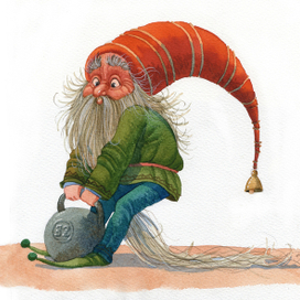 гном(для разворота о спорте)