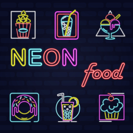 Neon icons