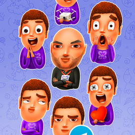 Телеграм стикеры для Флай Дрон