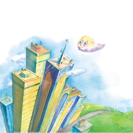 Тучка и небоскребы