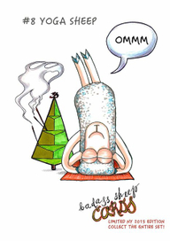 Badass Sheep - NY Postcards #6