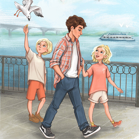 Иллюстрация к книге "Железный медведь"