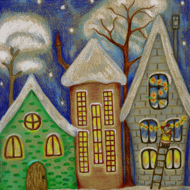 новогодние сказочные домики