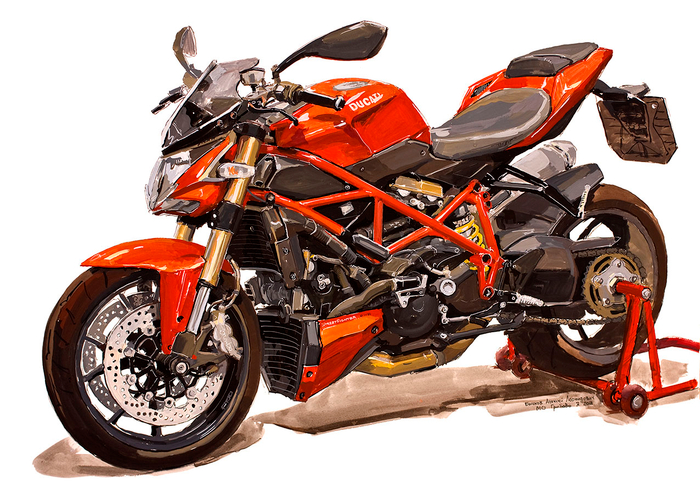 мотоцикл 2015 Ducati Streetfighter 848