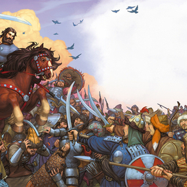 Иллюстрация к былине "Илья Муромец"