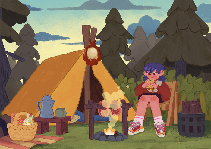 Пикник в лесу