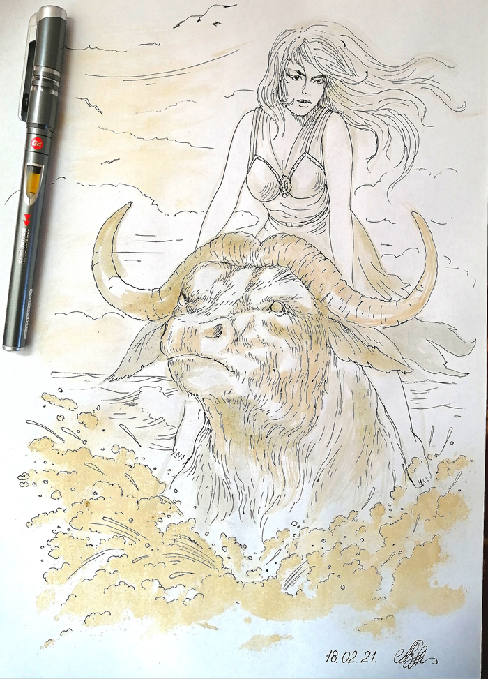 похищение Европы..