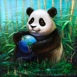 Панда спасет землю!