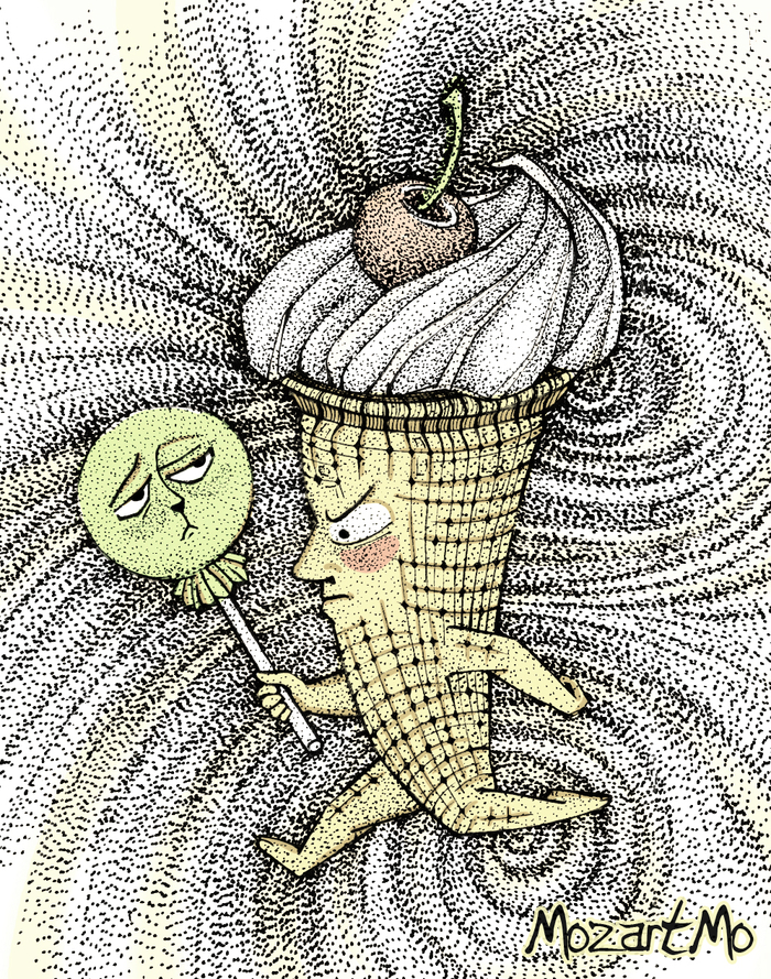 Иллюстрация к сказке о завоевании буфета