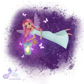 Иллюстрация из набора "Верю в сказку"