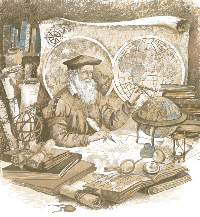 Иллюстрация для журнала "Буки Знаки"