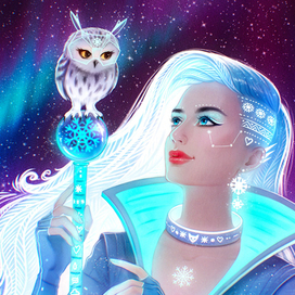 Киберпанк Снегурочка