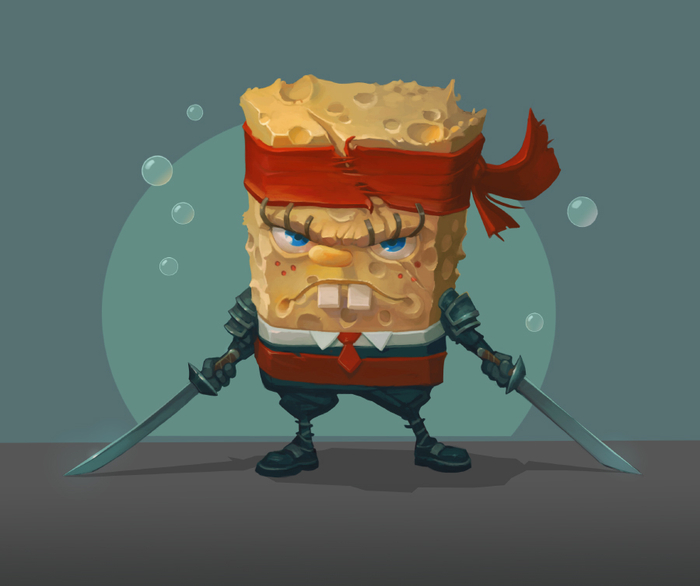 Sponge Bob ninja