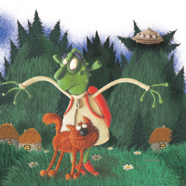 Зелёный человечик