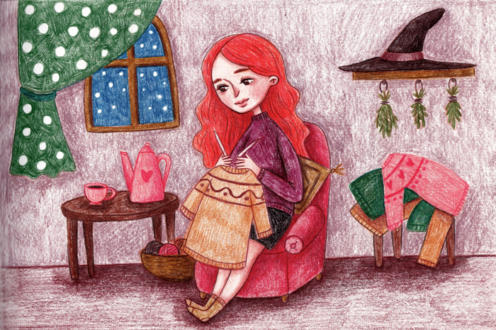 ведьма уютных свитеров