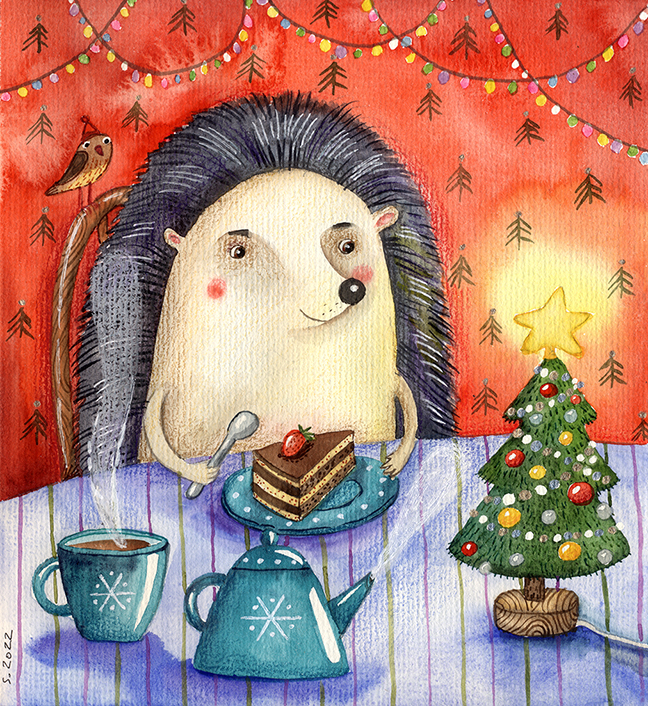 Ёжик и Ёлочка