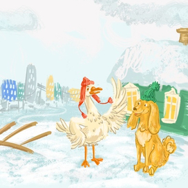 Разворот к детской книге