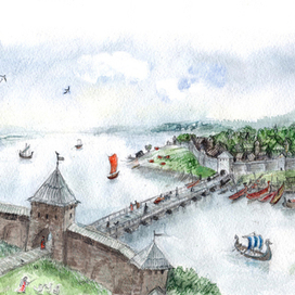 "Мы живем в древнем Новгороде", иллюстрации к энциклопедии