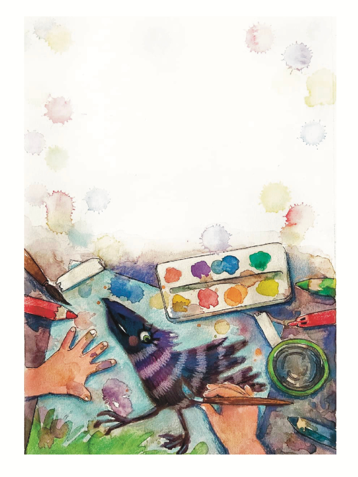 Мальчик рисовал