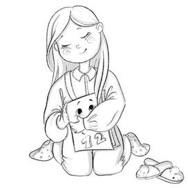 Иллюстрация к книге "das wunder bist du" 