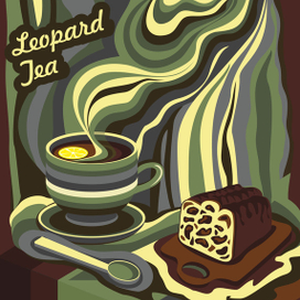 чай с леопардом