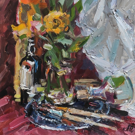 Натюрморт с кисточками