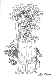 Девочка с подсолнухом