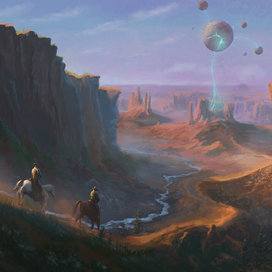 Spheres in the canyon