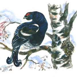 Иллюстрация к книге В. Бована "Лесное ожерелье"