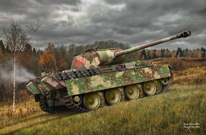 Panther Ausf G ( commission artwork )
