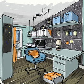 Скетч кабинета