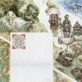 Ханс К. Андерсен "Гадкий Утёнок" (фрагмент 2-й страницы)