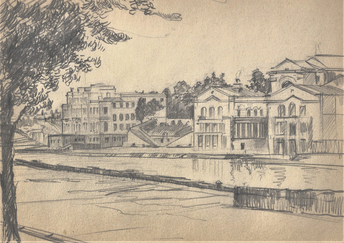 Севастополь, рисунок из альбома.