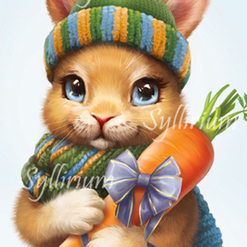 Новогодний кролик 3