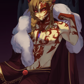 Иллюстрация темного дракона 