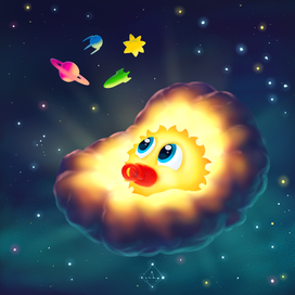 новорожденная звезда