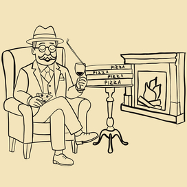 Иллюстрации для Pizza Society