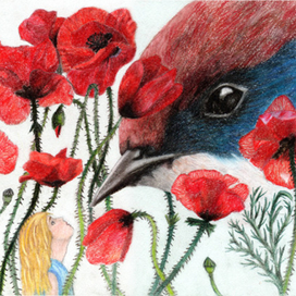 Иллюстрация к "Дюймовочке"