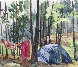 в экспедиции