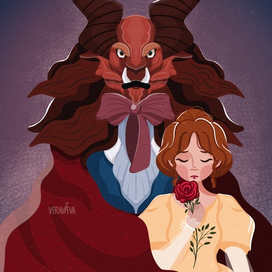 Обложка для книги "Красавица и Чудовище"