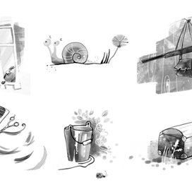 Детали и маленькие илюстрации из - Трое из простоквашино