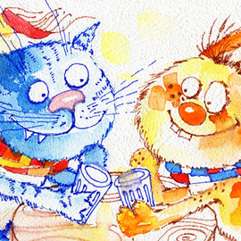 друг нашел друга.