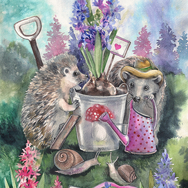 Ёжики-садовники