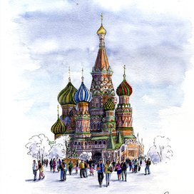 Храм Василия Блаженного. Москва.
