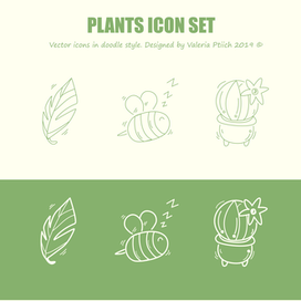 Иконки в дудл стиле