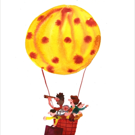 Семейный полет!