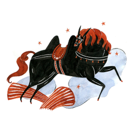 Inktober 2017 / Конёк-Горбунок