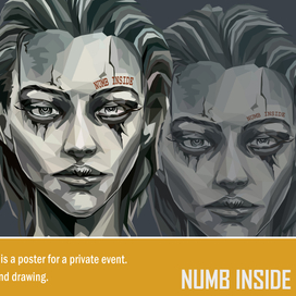 LANDSCAPE OUT OF MY HEAD - poster design