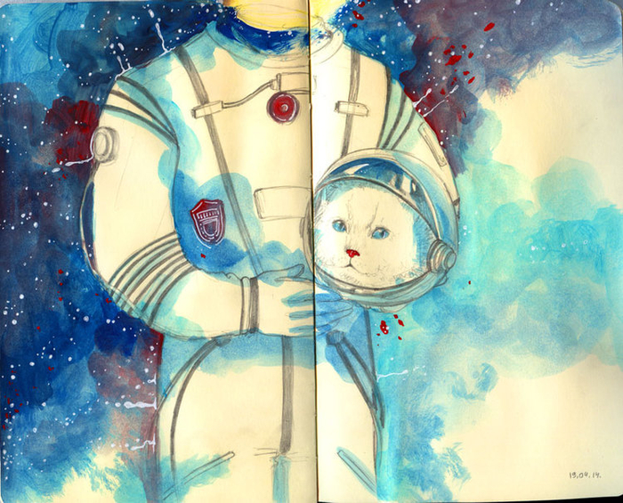 Ко дню Космонавтики.